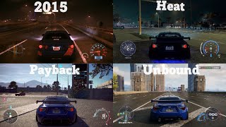 Subaru BRZ Premium  Engine sound differences in NFS games  Unbound Heat amp more  Subaru BRZ [upl. by Pampuch]