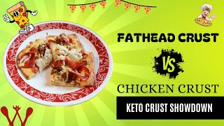 Fat Head Dough vs Chicken Crust  Low Carb Pizza Recipes [upl. by Ynnattirb]