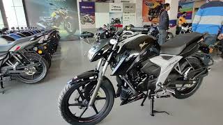 TVS Apache RTR 160 4V Knight Black Dual Disc All Details With 2022 Update🔥Price Mileage Features [upl. by Intisar]