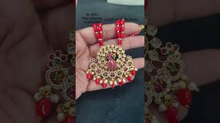 pagadam 7013932993 uncut designer customized samanthasmanacreations giveaway beads latest [upl. by Antonietta612]