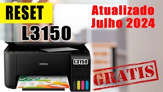 Reset Epson L3150 Atualizado julho 2024 almofadas de tintas cheias [upl. by Varini]