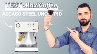 ASCASO STEEL UNO PID  Machine expresso compacte  Le Test MaxiCoffee [upl. by Kronfeld]