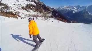 Snowboarding in chamonix [upl. by Onihc202]