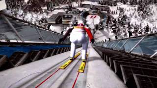 【PS3】Winter Sports 2010  The Great Tournament スキージャンプ プレイ動画 [upl. by Etteb]