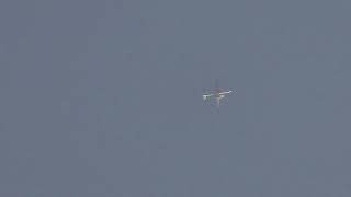 Nice Turboprop Sound Fleet Air Saab 340A Flyover at 24000 ft [upl. by Belia]