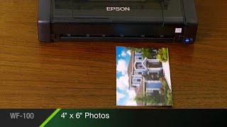 Epson WorkForce WF100  Take the Tour of the Mobile Printer [upl. by Oos]