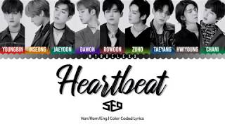 SF9 에스에프나인  Heartbeat 하필 Lyrics Color CodedHanRomEng [upl. by Presber381]