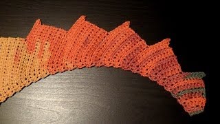 How to crochet a dragon tail Katia BELICE [upl. by Heigl836]