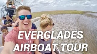 SURPRISING AIRBOAT RIDE  Florida Gator Park Tour in the Everglades [upl. by Runkel]