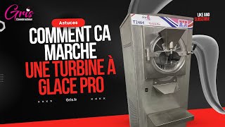 Comment fonctionne une turbine à glace professionnelle  Démonstration et astuces  🍦 [upl. by Tut]