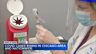 COVID cases tick up in Chicago nationwide [upl. by Perkoff13]