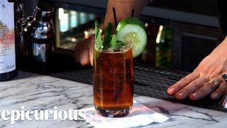 How to Make a Pimms Cup Cocktail [upl. by Elane]