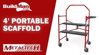 METALTECH BUILDMAN GRADE  4 Portable Scaffolding [upl. by Zacek]