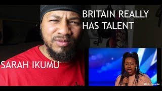 Sarah Ikumu  Britains Got Talent AGT 15y old DESTROYED quotWhitney Houstonquot Song  AFTW KING Reacts [upl. by Nyluqcaj]