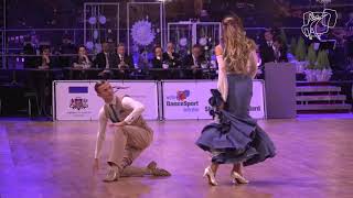 Kedra  Fron POL  Final  2018 PD World ShowDance STD  Riga LAT  DanceSport Total [upl. by Ellerret5]