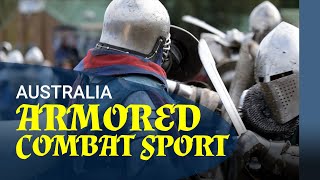 Buhurt Armored combat sport in Australia [upl. by Ledah506]