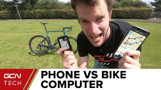 Phone VS Cycling Computer Does A Smart Phone Do The Job [upl. by Ulberto]