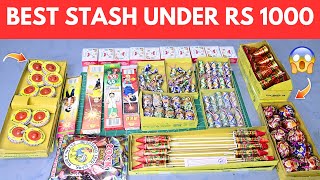 Diwali stash under 1000  best patakhe under rs 1000 [upl. by Dragon]