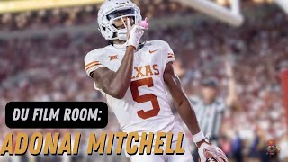 Adonai Mitchell  2024 NFL Draft WR Prospect  DU Film Room [upl. by Goat754]