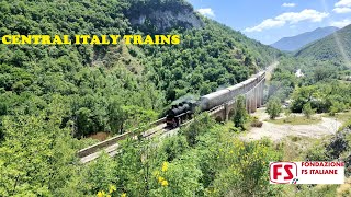 Treno Storico a Vapore quotAnconaFabrianoPergolaquot  FS 640003  HD Video [upl. by Anned]