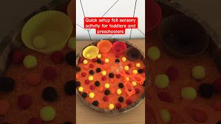 Quick setup fall sensory activity for toddlers and preschoolers [upl. by Virgilia19]