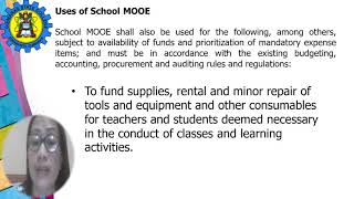 NEW POLICY in disbursing and liquidating of school MOOE [upl. by Schaefer779]