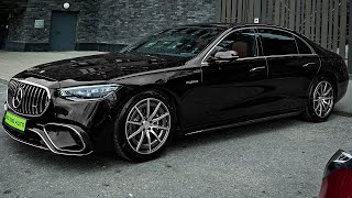 2024 Mercedes AMG S63  HighTech Luxury Wild Sedan [upl. by Airegin]