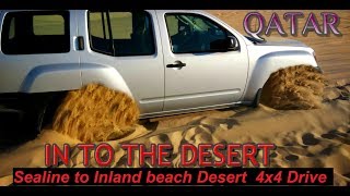 In to the DesertOFF ROADING l Sand Duning in Doha l Sealine to inland beach l Nissan Xterra l [upl. by Tare]