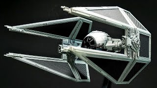 Building Bandais Star Wars TIE Interceptor [upl. by Valdes581]