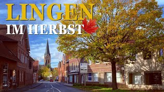 Goldener Herbst in Lingen 🍂  Innenstadt Rathaus Wochenmarkt amp Natur erleben [upl. by Hadleigh]