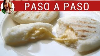 Cómo hacer AREPAS y arepas rellenas ¡LAS AUTÉNTICAS Receta para celiacos receta sin gluten [upl. by Doralynn582]