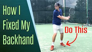 How I Transformed My TwoHanded Backhand [upl. by Lirba30]