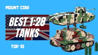 TOP 10 COBI TANKS in 128 scale🪖 [upl. by Cirala945]