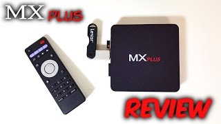 MX Plus TV Box REVIEW  Amlogic S905 Android 51 [upl. by Nnayr]