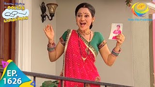 Taarak Mehta Ka Ooltah Chashmah  Episode 1626  Full Episode [upl. by Ettenan]