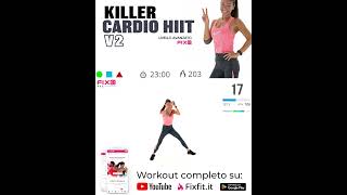 Killer Cardio HIIT V2 Esercizi Brucia Grassi Con Salti anteprima [upl. by Llenej]