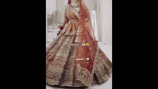 Girls Wedding lahenga😩❤️ lehengaShortssumonaviralvideo [upl. by Ellehcit639]