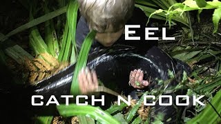 CATCH and COOK NEW ZEALAND Traditional maori method EEL survival method [upl. by Snow]