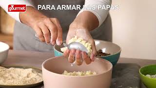 Receta Papas Rellenas  Gourmet [upl. by Thorvald]