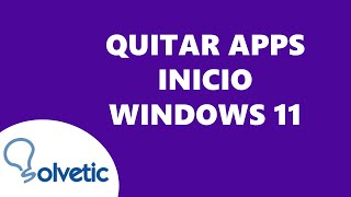 QUITAR APPS de INICIO WINDOWS 11 ✅✅ [upl. by Potts]