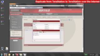 Replication between two Buffalo TeraStation NAS Devices over the Internet Part 2 [upl. by Aisatana]