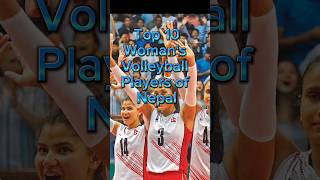 Top 10 womens Volleyball players of Nepal  Nepal vs india volleyball nepalvsindianepalvolleyball [upl. by Lough]