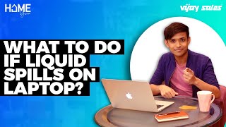 How To Repair A Laptop After Liquid Spill  Laptop Water Damage Repair  Home Guru  Vijay Sales [upl. by Reerg]