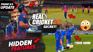 Real Cricket™ 24 Hidden Features Phase 23 rollout  new Update  154 more players  RC24 [upl. by Yzmar849]