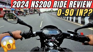 NEW 2024 NS200 RIDE REVIEW🔥😱 2024 Pulsar NS200 Ride Review Tamil🔥🔥 NS200 2024 Model Ride Review [upl. by Nelyak186]