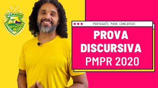 PROVA DISCURSIVA PM PR 2020  Aprenda Tudo [upl. by Forland355]