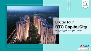 DTC Capital City Rajarhat  3 BHK Model Flat  Digital Tour  By The Homestore [upl. by Lynea]