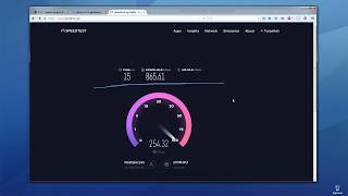 Rostelecom Speed test Internet 800 MBs new driver Russia SaintPetersburg [upl. by Guinn]