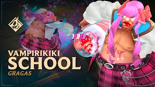 🧛‍♀️ Vampirikiki School Gragas 🧛‍♀️ RuneForge—LoL Custom Skins [upl. by Donia820]