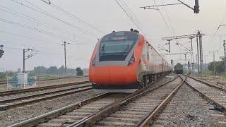 20830 vskpdurg vande Bharat express departing PvP Acceleration king  acknowledgement 😍🤩 [upl. by Isola15]